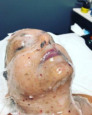 Egyptian Rose facial mask for glowing skin.