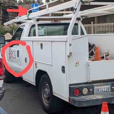 RGS Parked in the Handicap