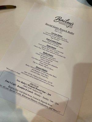 Bailey's Seafood & Grill