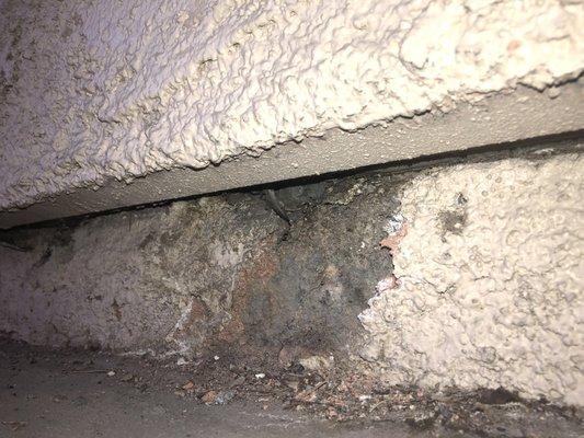 This is outside of my door.