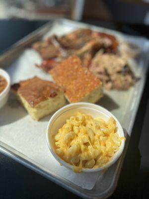 Meat Master Sampler Mac and cheese!