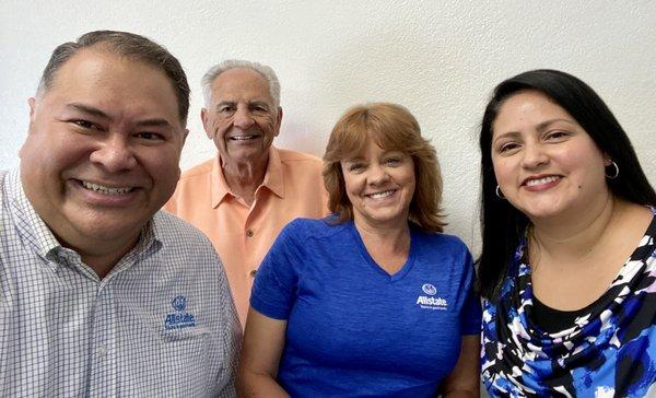 The Don George Agency team: L to R Steve Ibarra, Din George, Delena Gillingham & Sami Ibarra