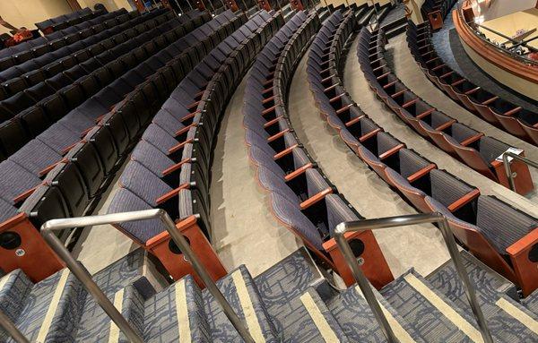 Comfortable balcony seats