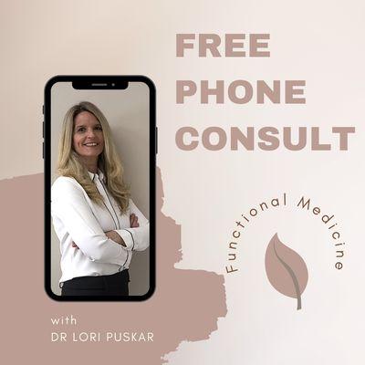 Free phone consult. Let's talk about your Health Issues.
Go to: https://drloripuskar.com/free-phone-consult