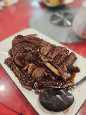 Five Spice Goose. Quarter ($40.) Pricey but pretty tasty. Chewy but very meaty. Unique and fun