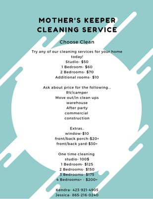 Mother's Keepers Cleaning Services