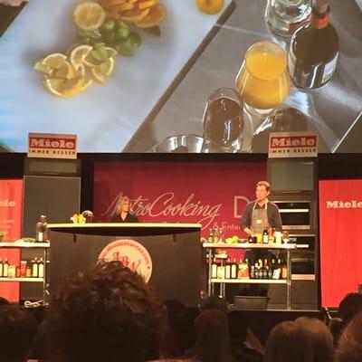 Bobby Flay's demo of chicken, sangria, and steak!