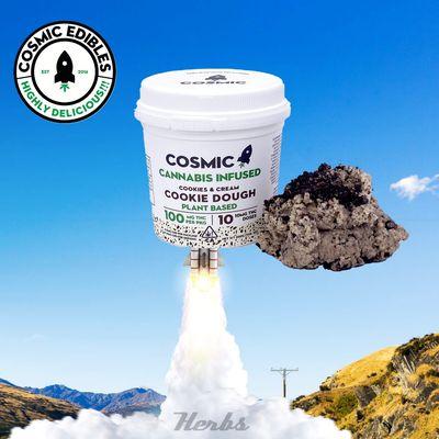 Edible Cookie Dough or Bakable either way we are getting baked with Cosmic Edibles Cookie dough (plant based/vegan)!