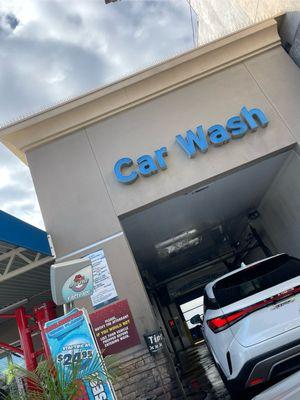 Cool amusement park ride like carwash action