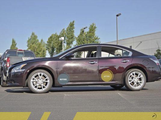 Look at the difference RestorFX can provide! Permanent Clear Coat Repair!!!