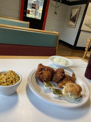 Fried chicken dinner