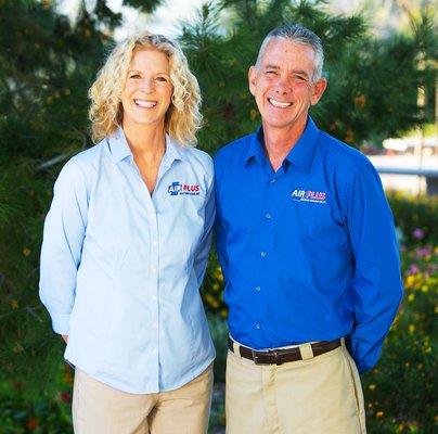 Co-owners Kim Warner and Jim Crawford