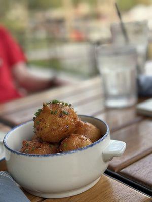 Hushpuppies with hot honey