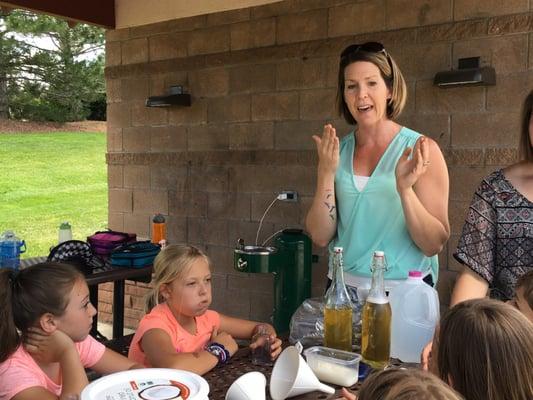 DIY project at the park