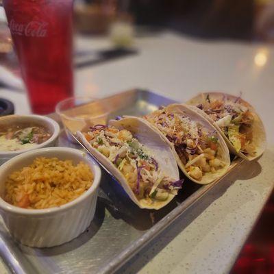 Try the shrimp taco. Period. 3 Soft Tacos Fish and Shrimp