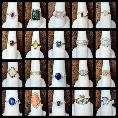 A vast array of unique estate and new jewelry