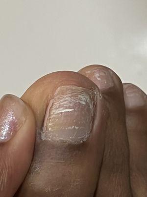 The way I had a pedicure done by them.