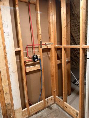 Installation of new bathrooms