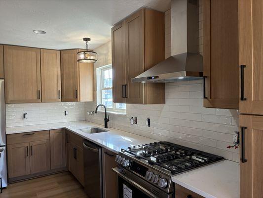 Complete kitchen remodel and island build.