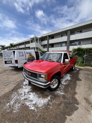 Ceramic coating maintenance wash