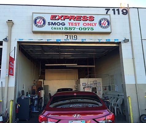 Express Smog Test Only