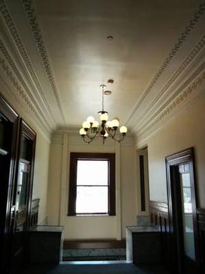 hallway outside of suite