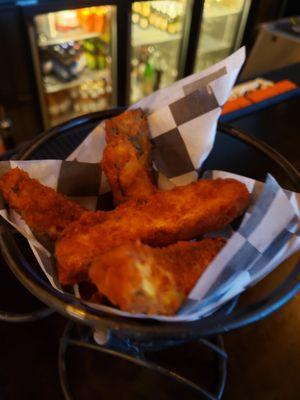 Zucchini sticks. Check in special.