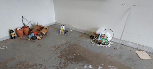 Stuff left behind for no obvious reason.