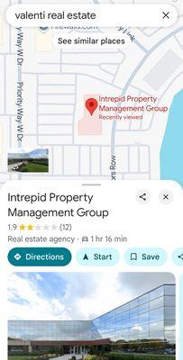 One of her fake property management companies.