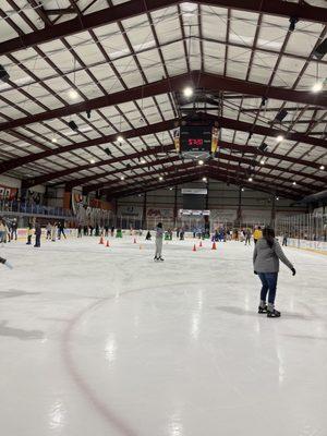 Ice skating