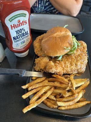 Pork tenderloin sandwich