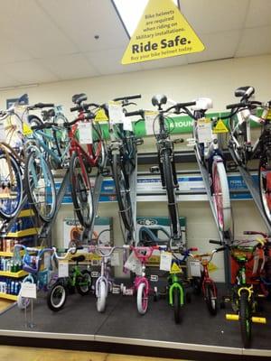 Bicycles, large and small