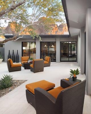 This a modern style remodel in the Paradise Valley area.
