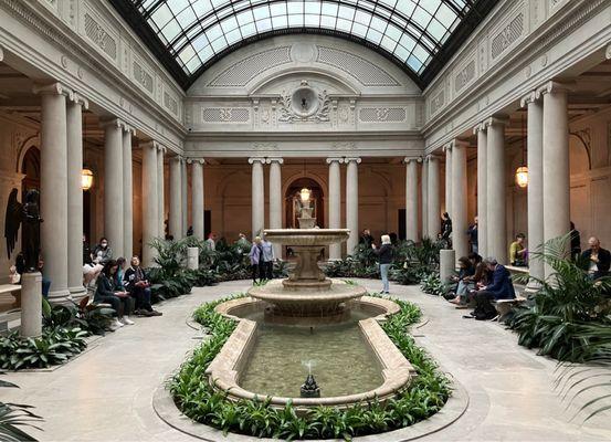 Courtyard with fountain