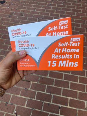 Handing them out while you walk by, 04.15.2023.