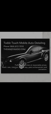 Toddz Touch Mobile Auto Detailing