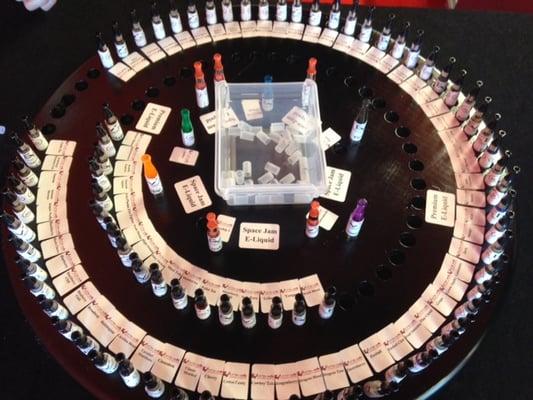 All of our flavors are available to test. This ensures that you leave with a flavor you enjoy