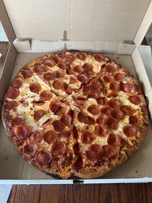 Pepperoni pizza