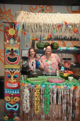 Pup bar for our Christmas in July event