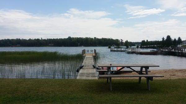 View from the deck of our cottage