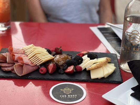 Charcuterie on the front porch!