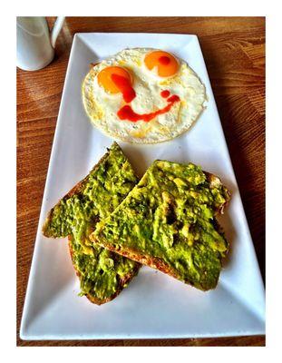 Avocado Toast w/two Eggs @ Eggspresso Glenview . 2000 Tower Dr, Glenview, IL Breakfast Lunch Brunch. Nice Place Great Service. Cool!