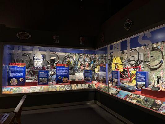 RAGBRAI bicycle exhibit