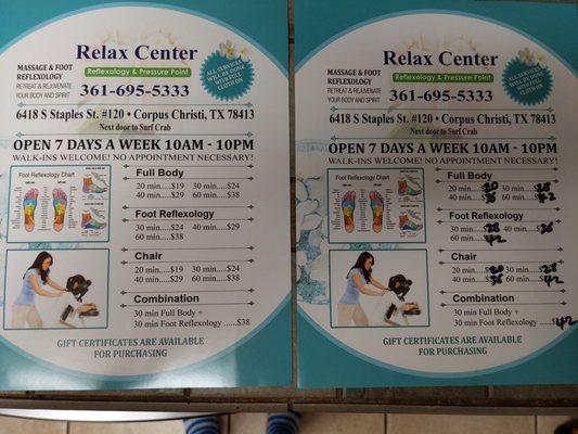 Price change while there.