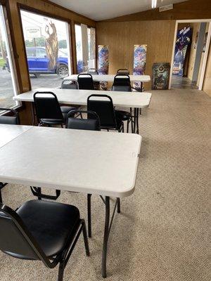 Ample space for Magic: the Gathering and other Game Play