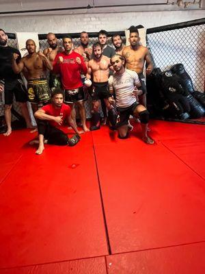 Some of the students & coaches