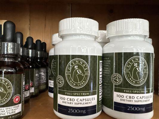 Try Glenna's CBD 25mg Capsules 100 per bottle
