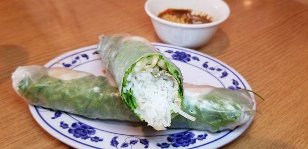 Inside spring roll
