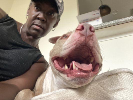 Nala and Me after our walk