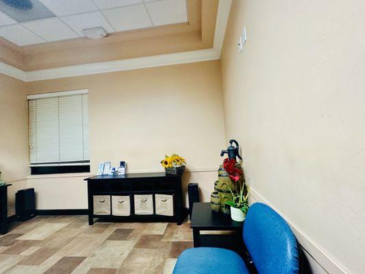 Spacious Waiting Room, with Larger Seats